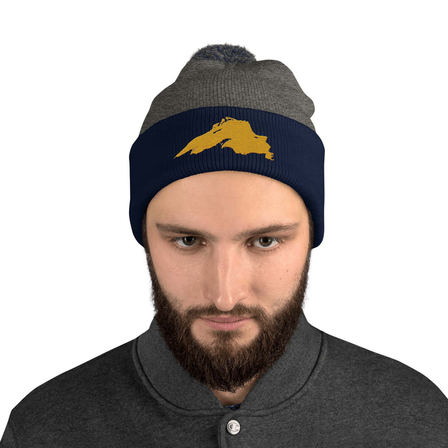 Lake Superior Pom-Pom Beanie | Gold