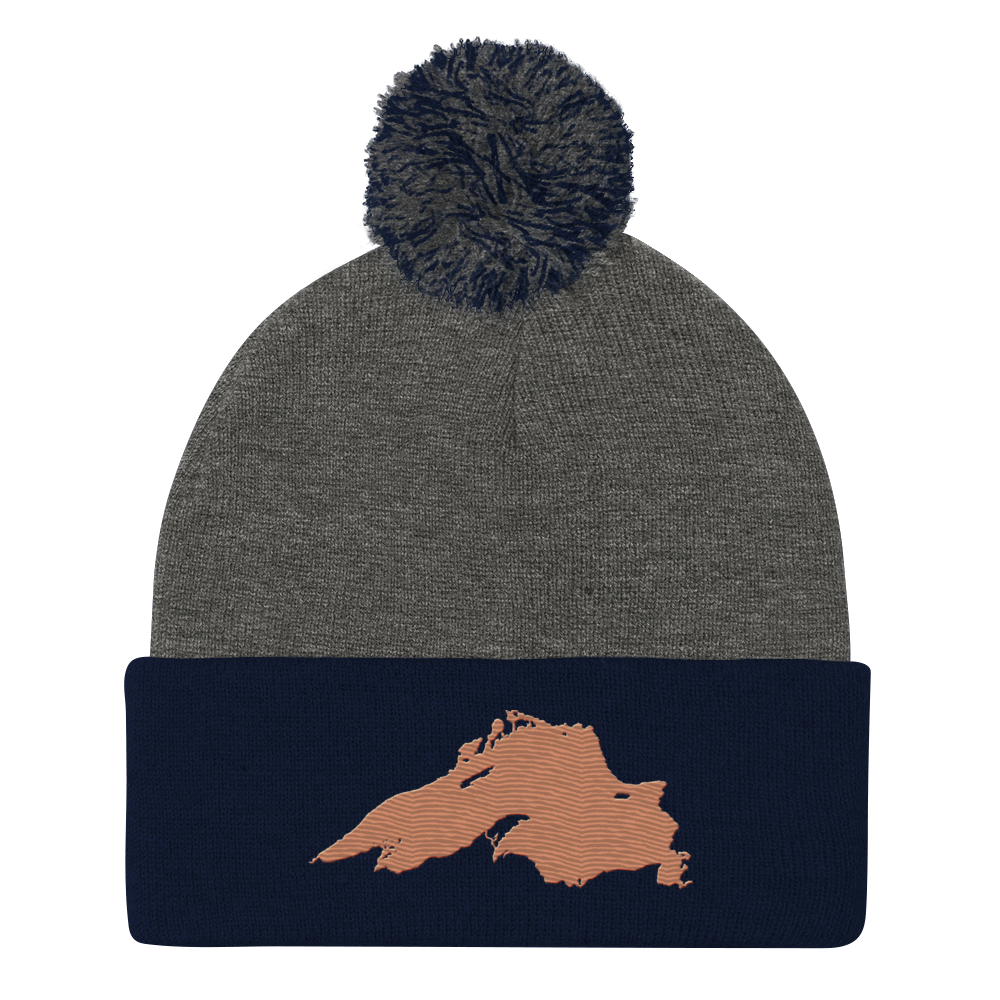 Lake Superior Pom-Pom Beanie | Copper