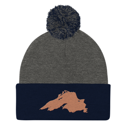 Lake Superior Pom-Pom Beanie | Copper