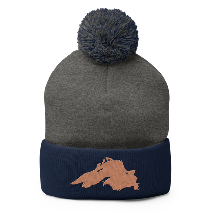 Lake Superior Pom-Pom Beanie | Copper