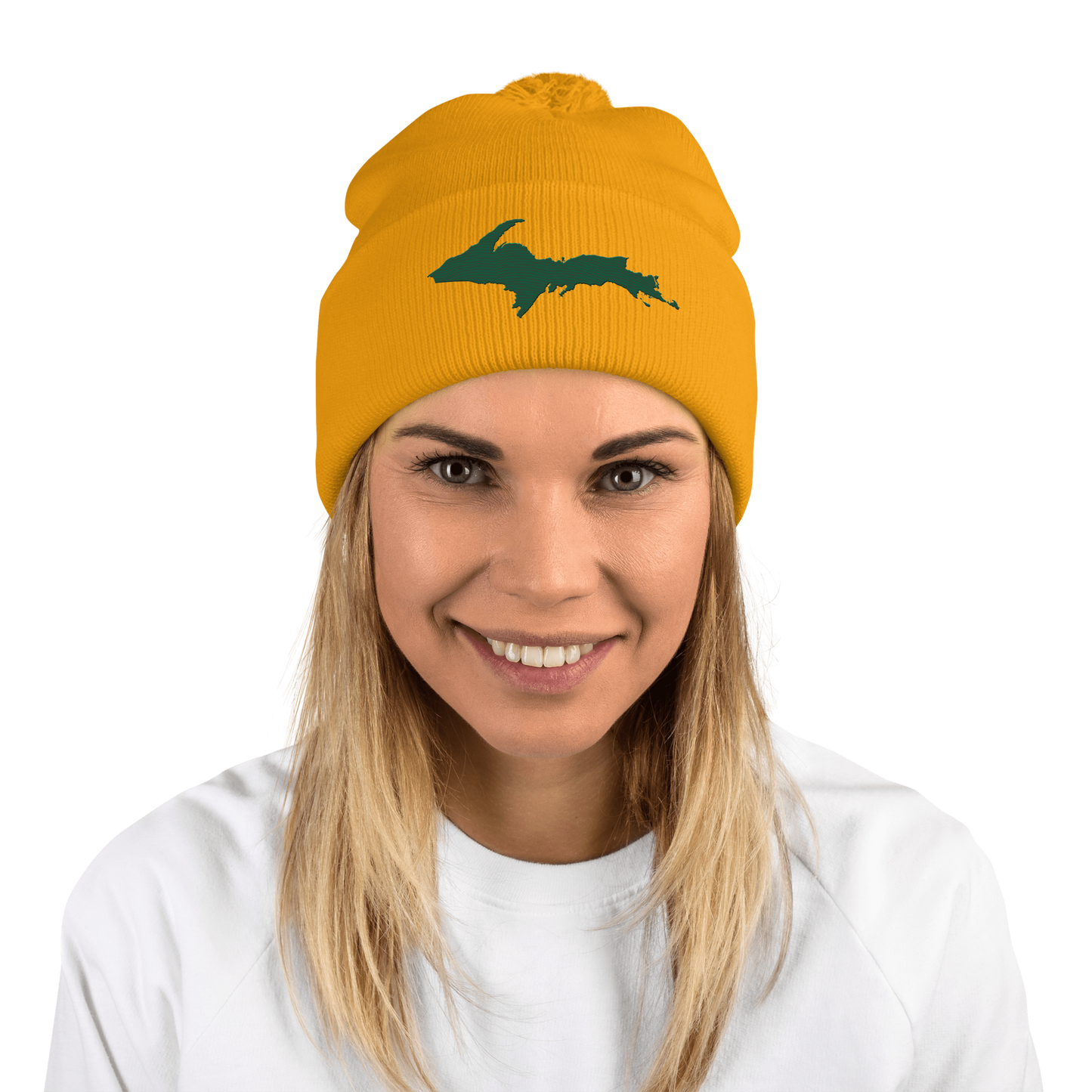 Upper Peninsula Pom-Pom Beanie | Superior Green