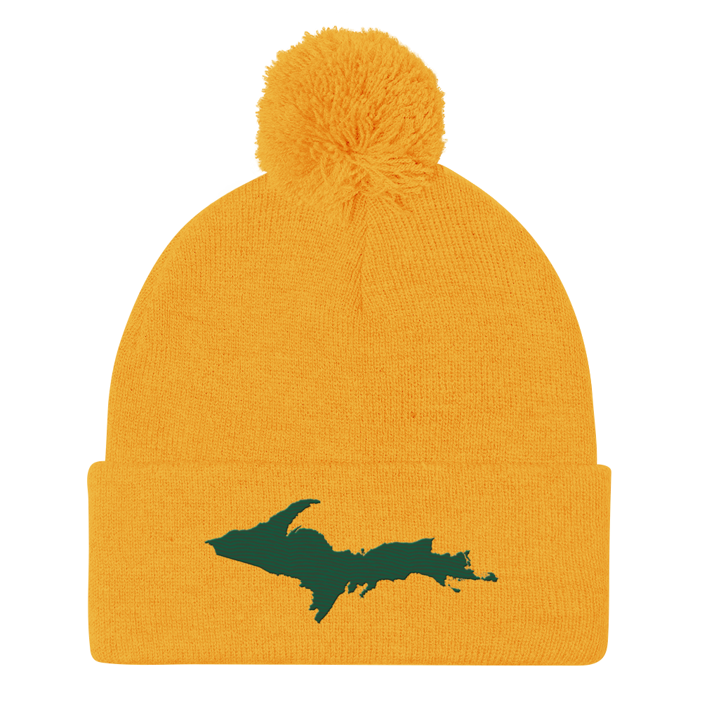 Upper Peninsula Pom-Pom Beanie | Superior Green