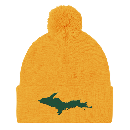 Upper Peninsula Pom-Pom Beanie | Superior Green