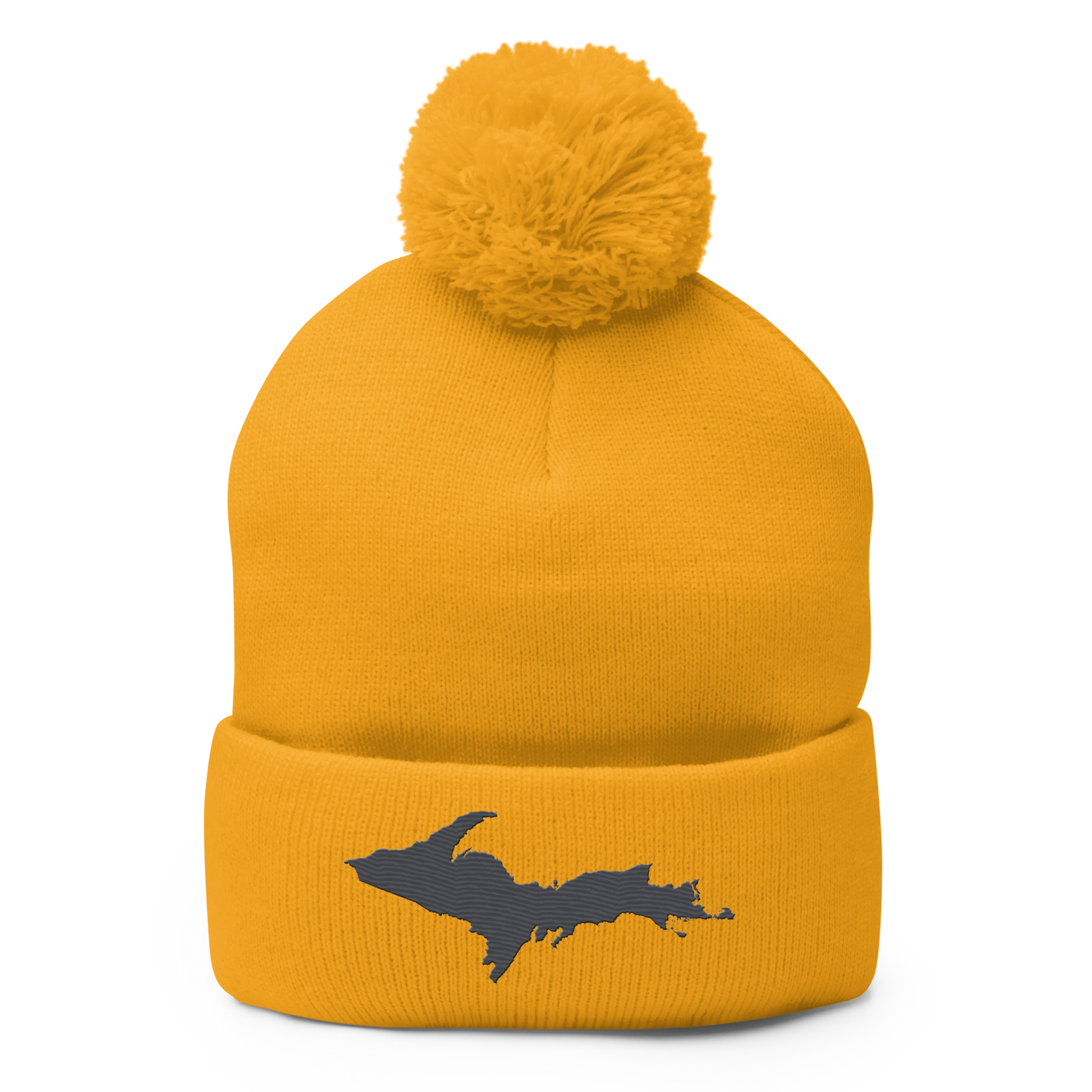 Upper Peninsula Pom-Pom Beanie | Iron Ore Grey