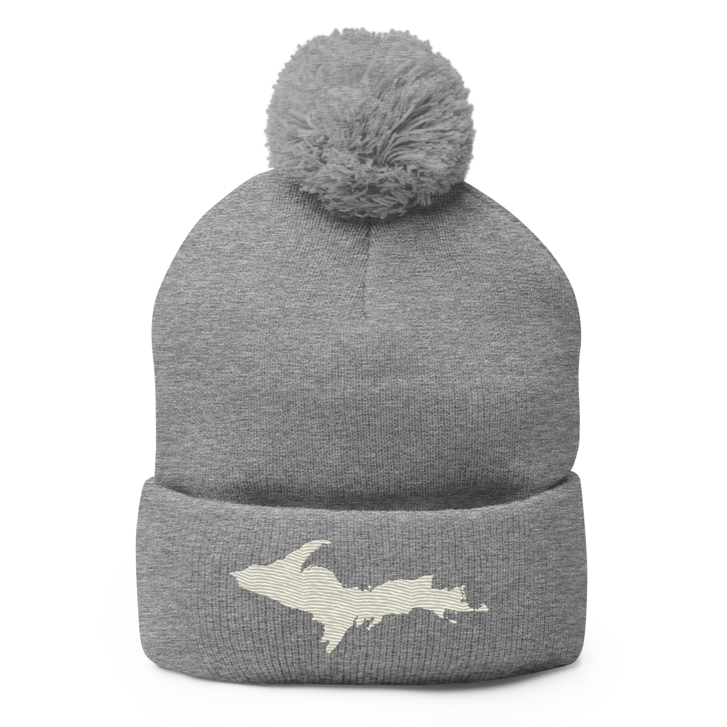 Upper Peninsula Pom-Pom Beanie | Ivory White