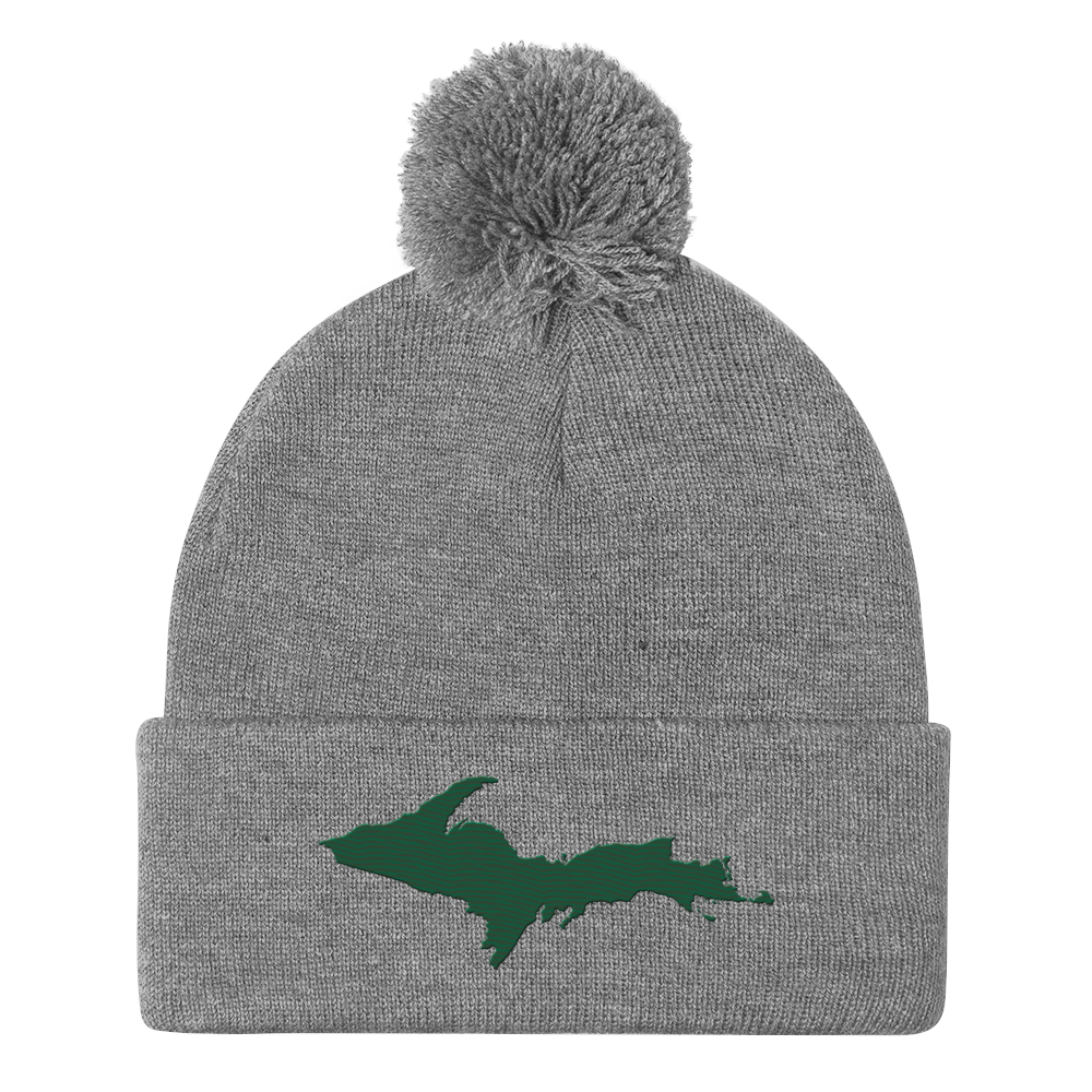 Upper Peninsula Pom-Pom Beanie | Superior Green