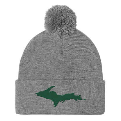 Upper Peninsula Pom-Pom Beanie | Superior Green