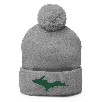 Upper Peninsula Pom-Pom Beanie | Superior Green