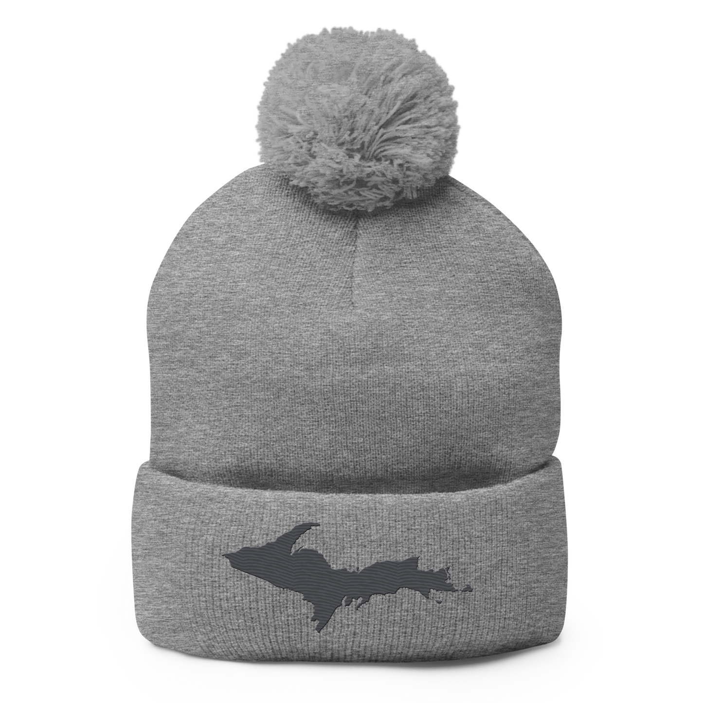 Upper Peninsula Pom-Pom Beanie | Iron Ore Grey