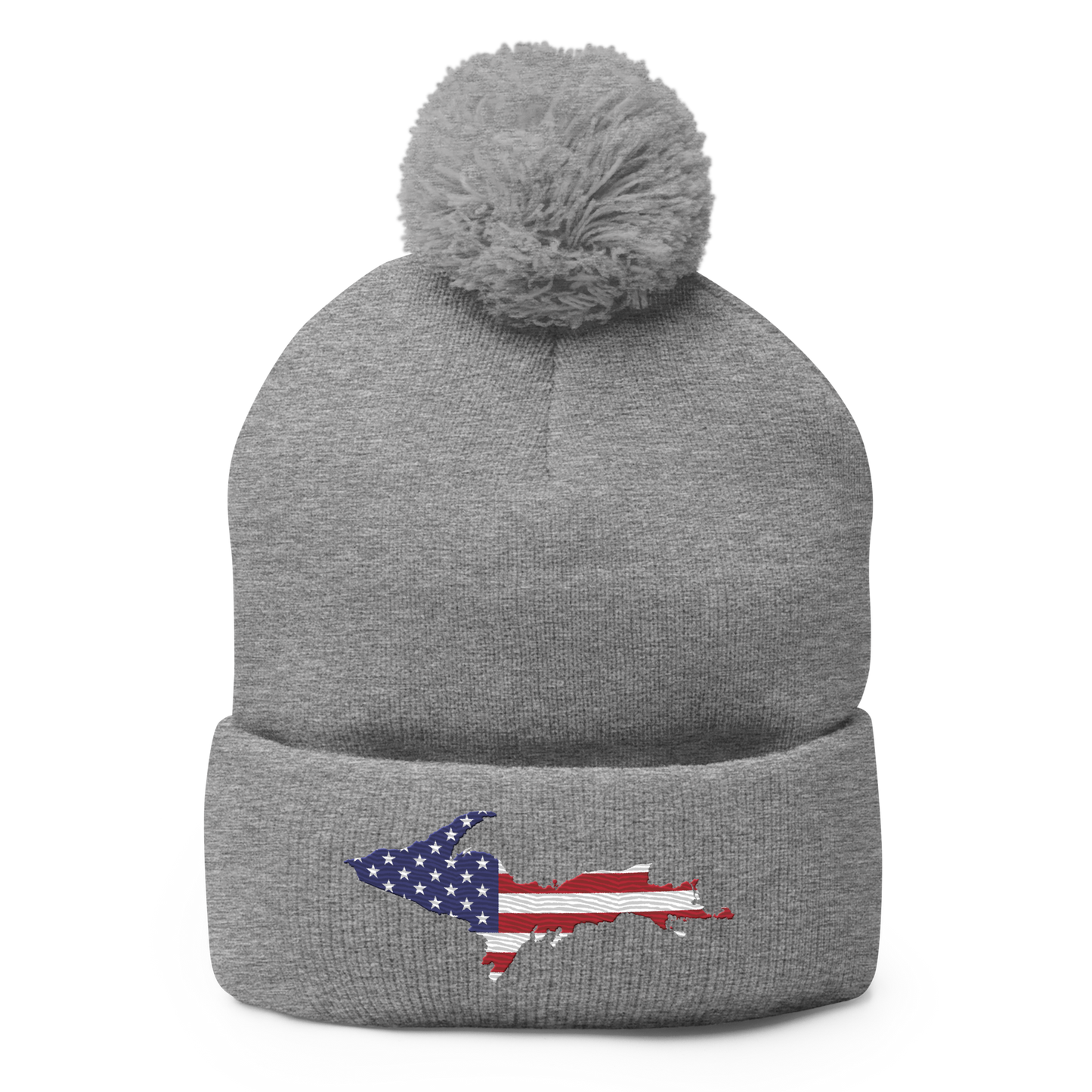 Upper Peninsula Pom-Pom Beanie | Patriotic Edition