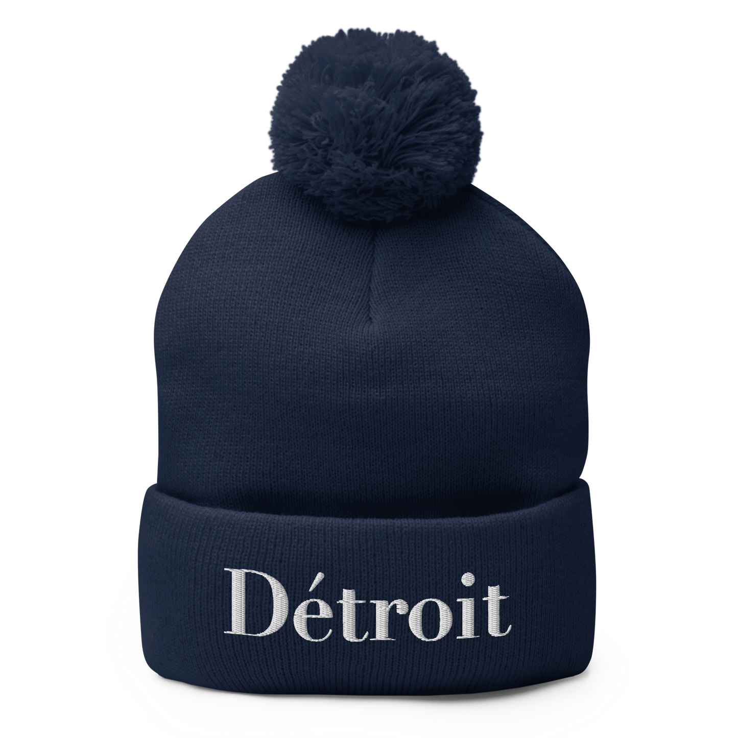 'Détroit' Pom-Pom Beanie (Didone Font)