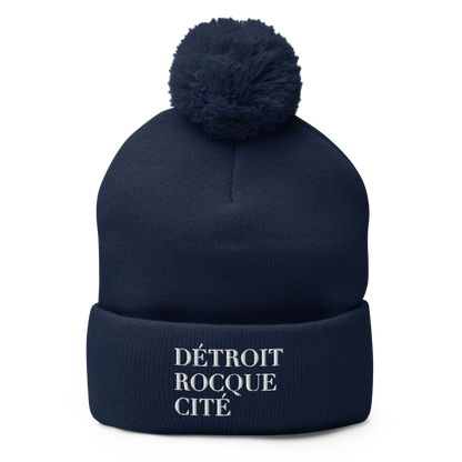 'Détroit Rocque Cité' Pom-Pom Beanie