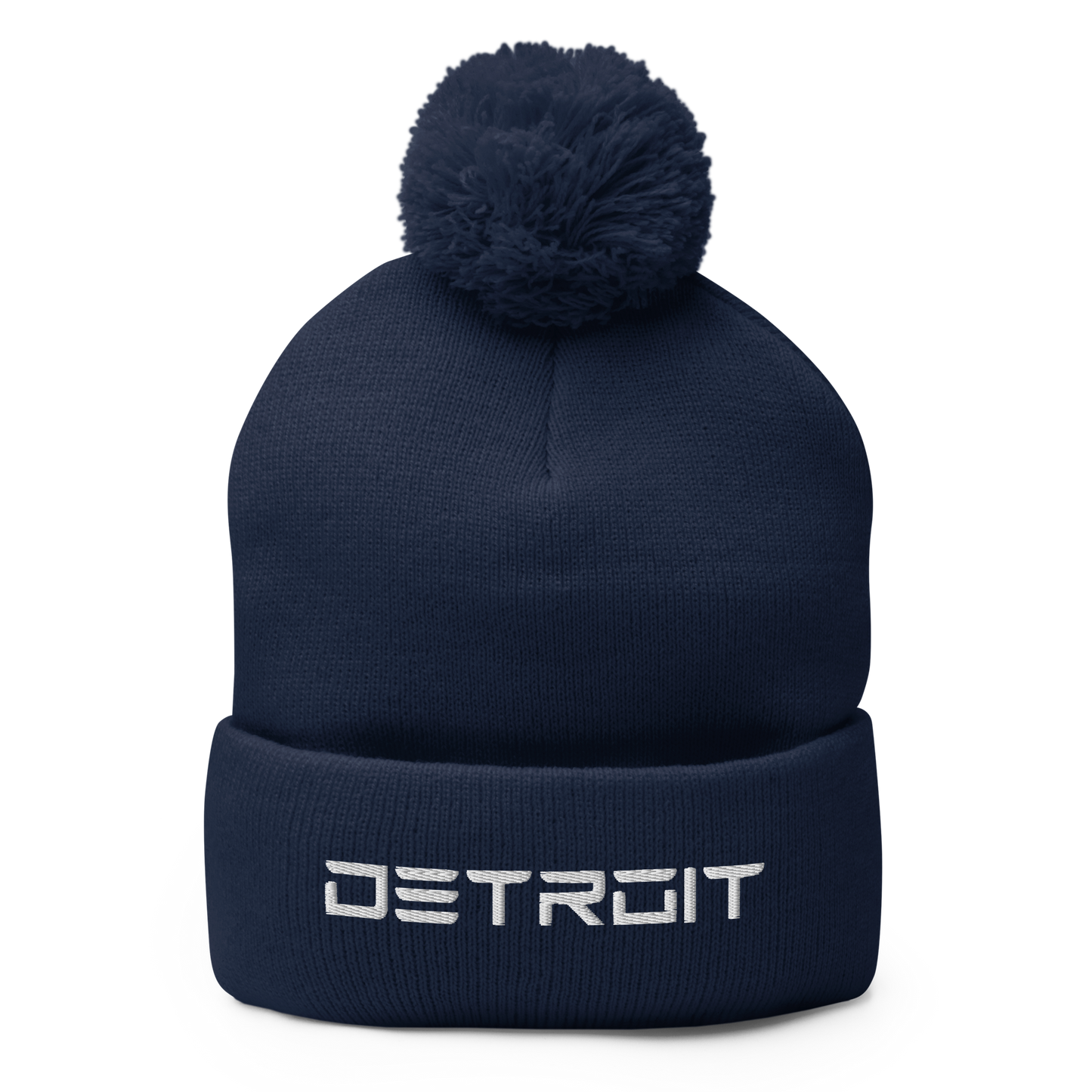 'Detroit' Pom-Pom Beanie (Electric Font)