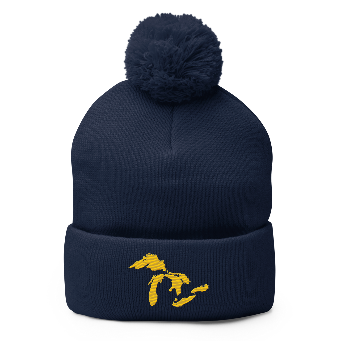 Great Lakes Pom-Pom Beanie (Maize)