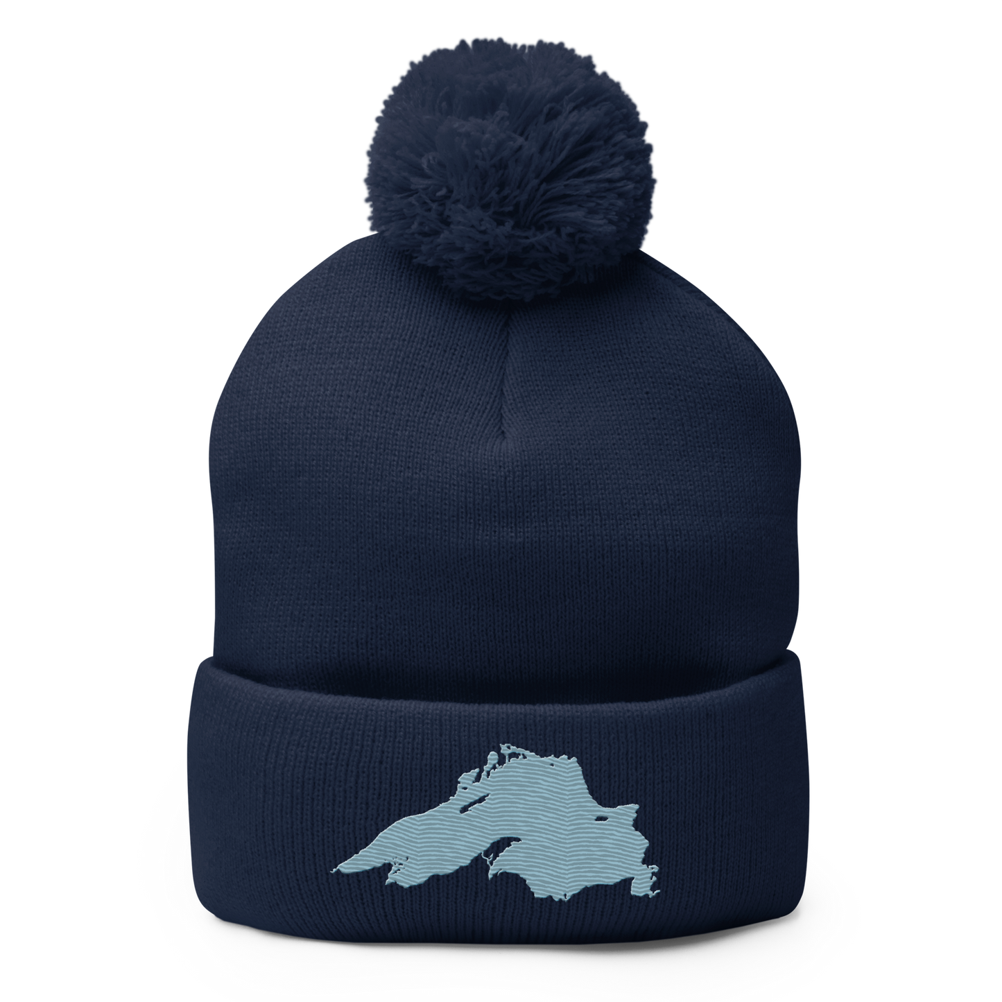 Lake Superior Pom-Pom Beanie | Opal Blue