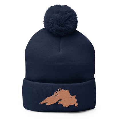 Lake Superior Pom-Pom Beanie | Copper