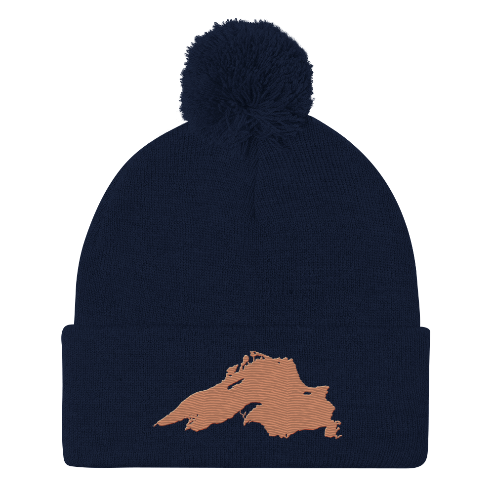 Lake Superior Pom-Pom Beanie | Copper