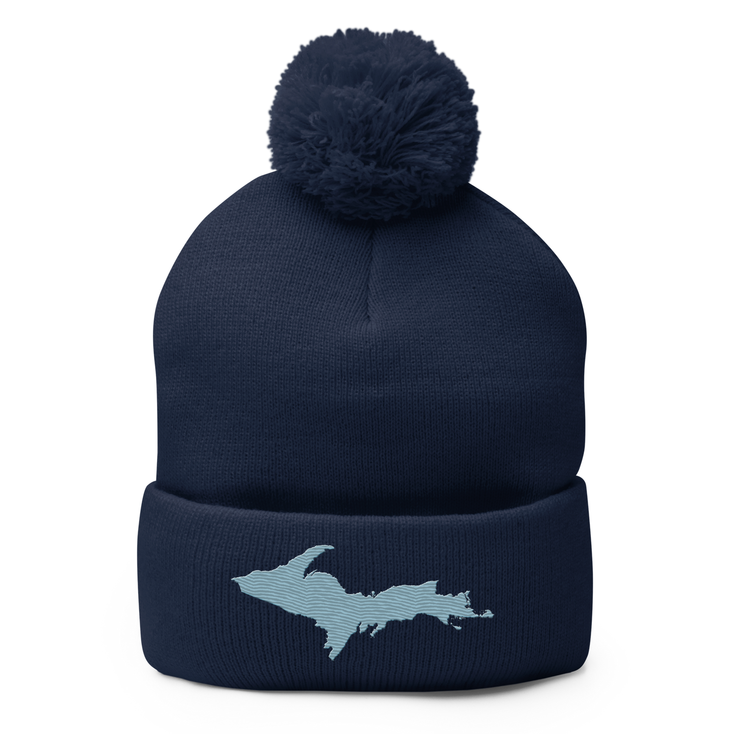 Upper Peninsula Pom-Pom Beanie | Opal Blue