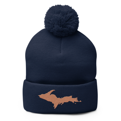 Upper Peninsula Pom-Pom Beanie | Copper