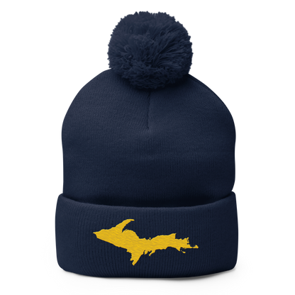 Upper Peninsula Pom-Pom Beanie | Maize