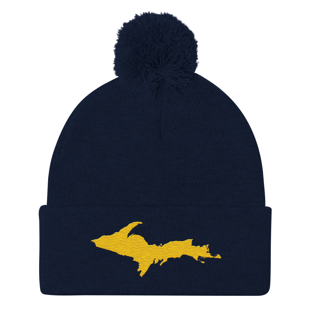 Upper Peninsula Pom-Pom Beanie | Maize