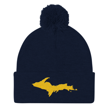 Upper Peninsula Pom-Pom Beanie | Maize