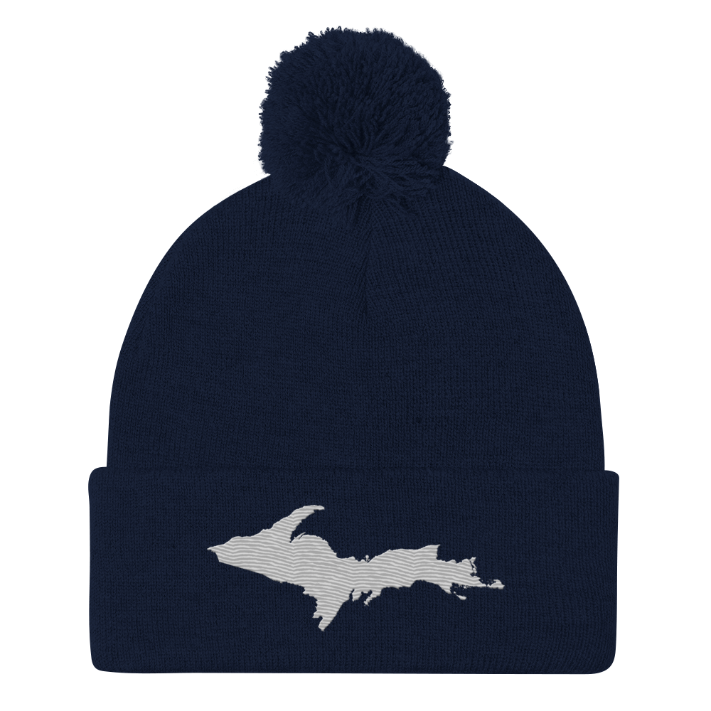 Upper Peninsula Pom-Pom Beanie | Platinum