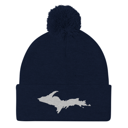 Upper Peninsula Pom-Pom Beanie | Platinum