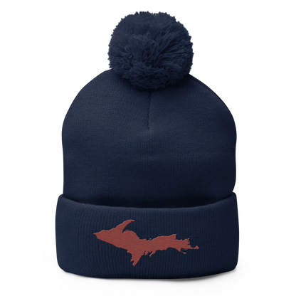 Upper Peninsula Pom-Pom Beanie | Ore Dock Red