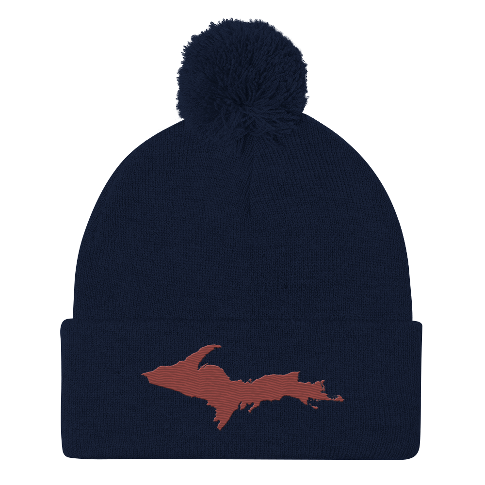 Upper Peninsula Pom-Pom Beanie | Ore Dock Red