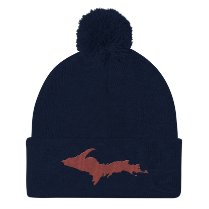 Upper Peninsula Pom-Pom Beanie | Ore Dock Red