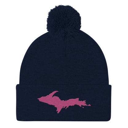 Upper Peninsula Pom-Pom Beanie | Apple Blossom Pink