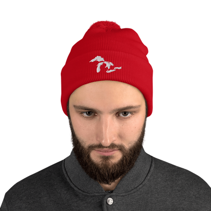 Great Lakes Pom-Pom Beanie