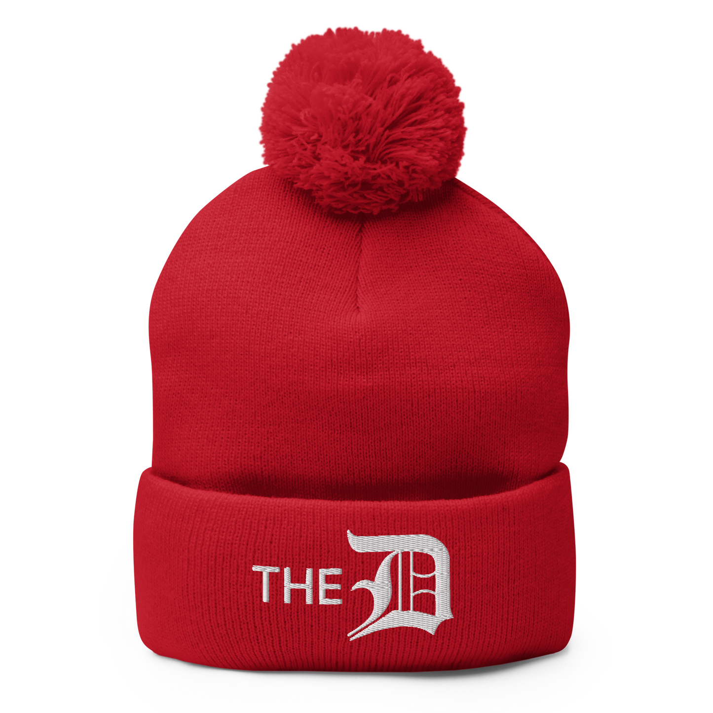 Detroit 'The D' Pom-Pom Beanie