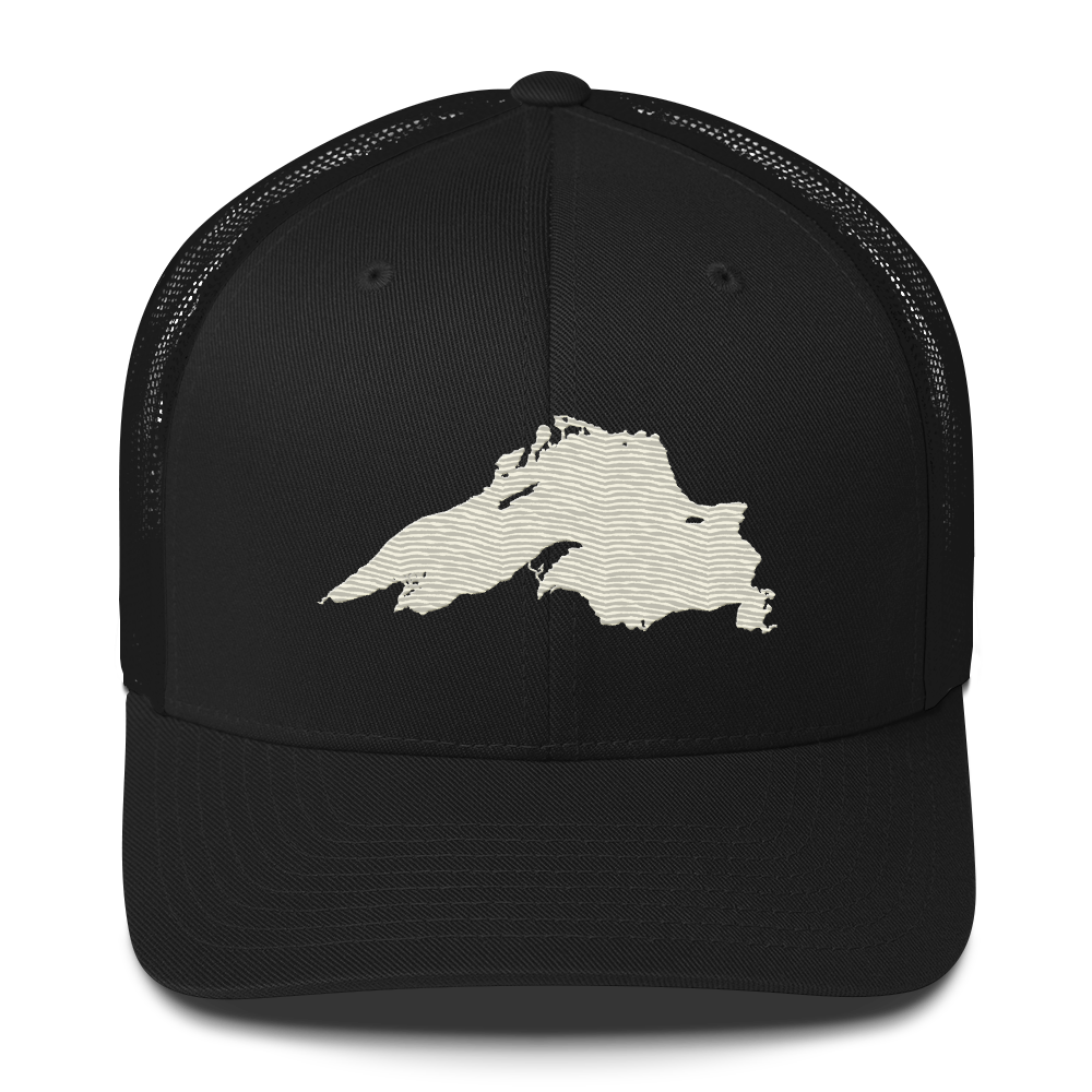 Lake Superior Trucker Hat | Ivory White