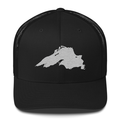 Lake Superior Trucker Hat | Platinum