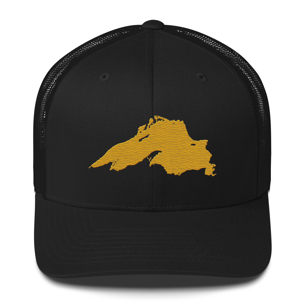 Lake Superior Trucker Hat | Gold