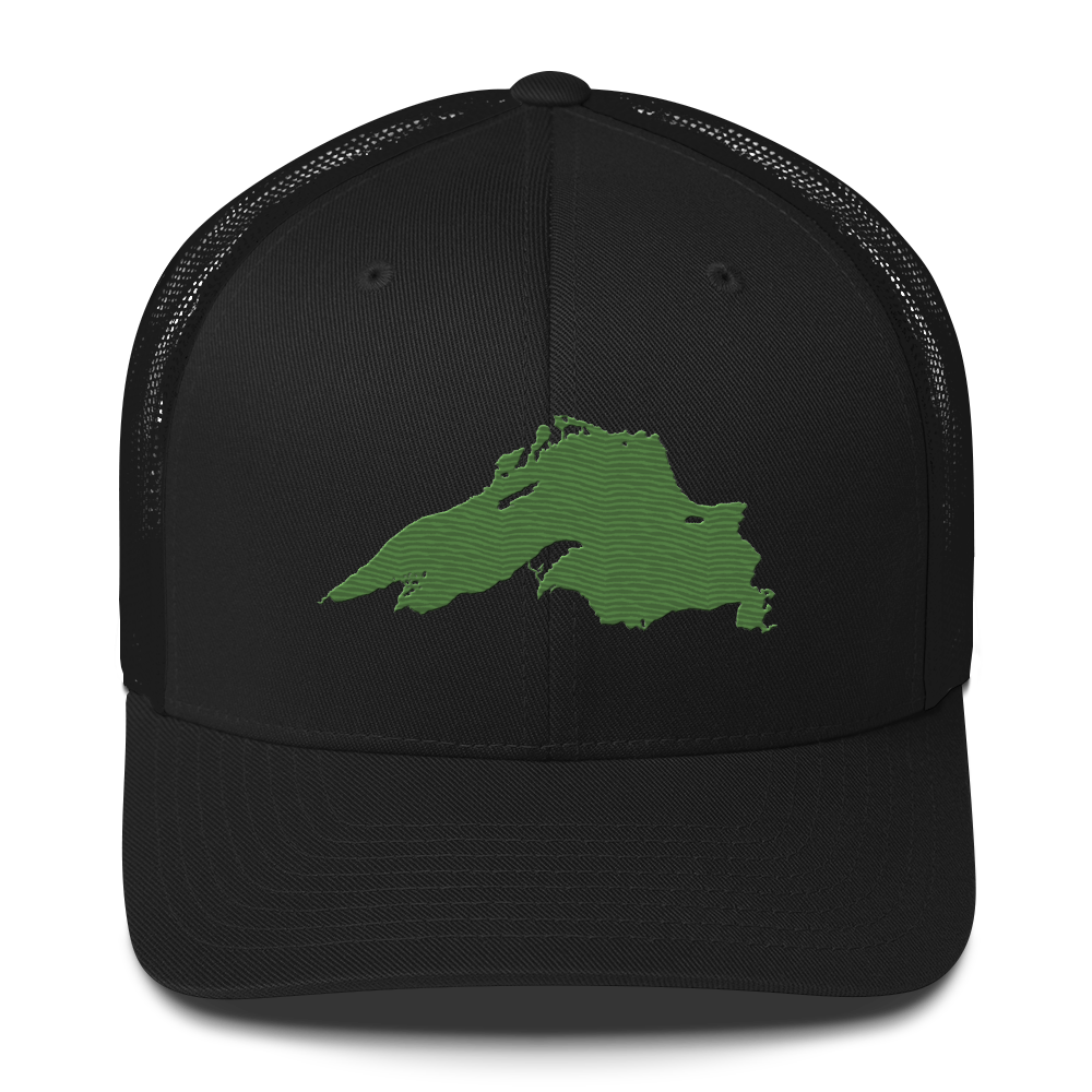 Lake Superior Trucker Hat | Pine Green