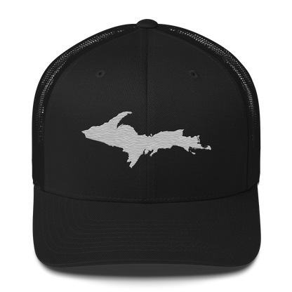 Upper Peninsula Trucker Hat | Platinum