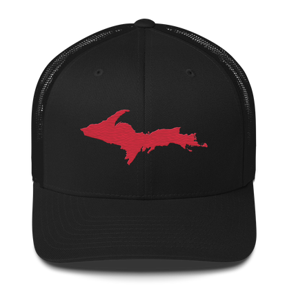 Upper Peninsula Trucker Hat | Lighthouse Red