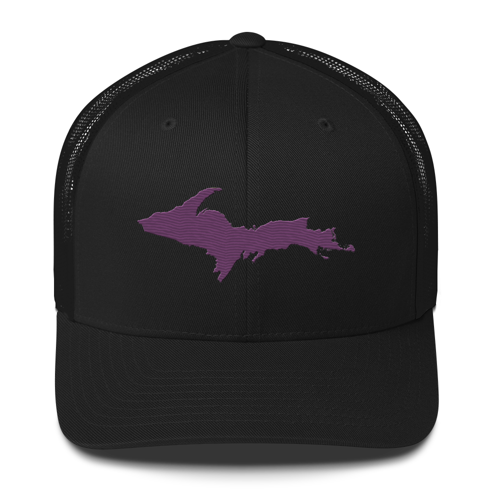 Upper Peninsula Trucker Hat | Plum