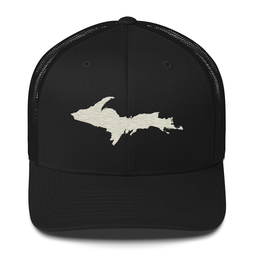 Upper Peninsula Trucker Hat | Ivory White