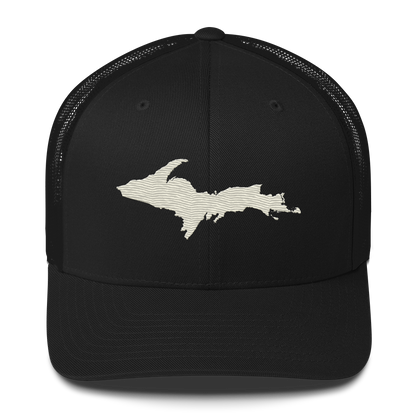 Upper Peninsula Trucker Hat | Ivory White