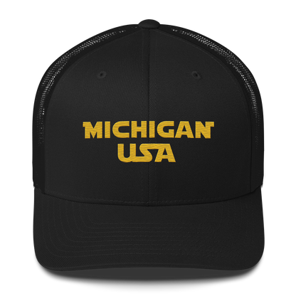 'Michigan USA' Trucker Hat | Epic SciFi Parody