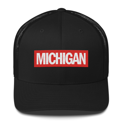 'Michigan' Trucker Hat | Superhero Factory Parody