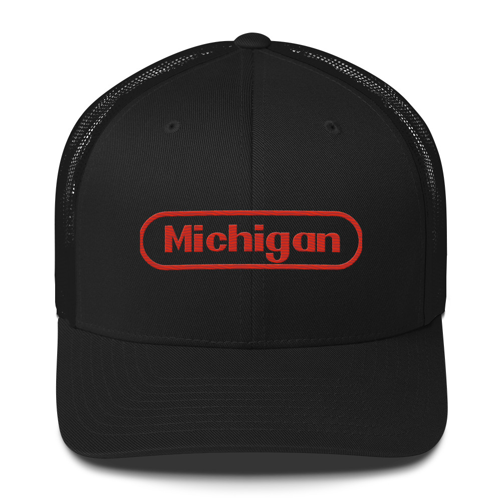 'Michigan' Trucker Hat | Video Game Parody