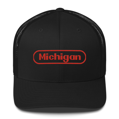 'Michigan' Trucker Hat | Video Game Parody