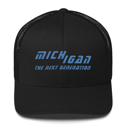 'Michigan The Next Generation' Trucker Hat | 80s SciFi Parody