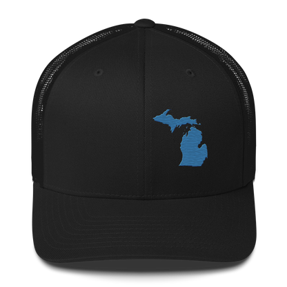 Michigan Trucker Hat | Superior Blue Outline