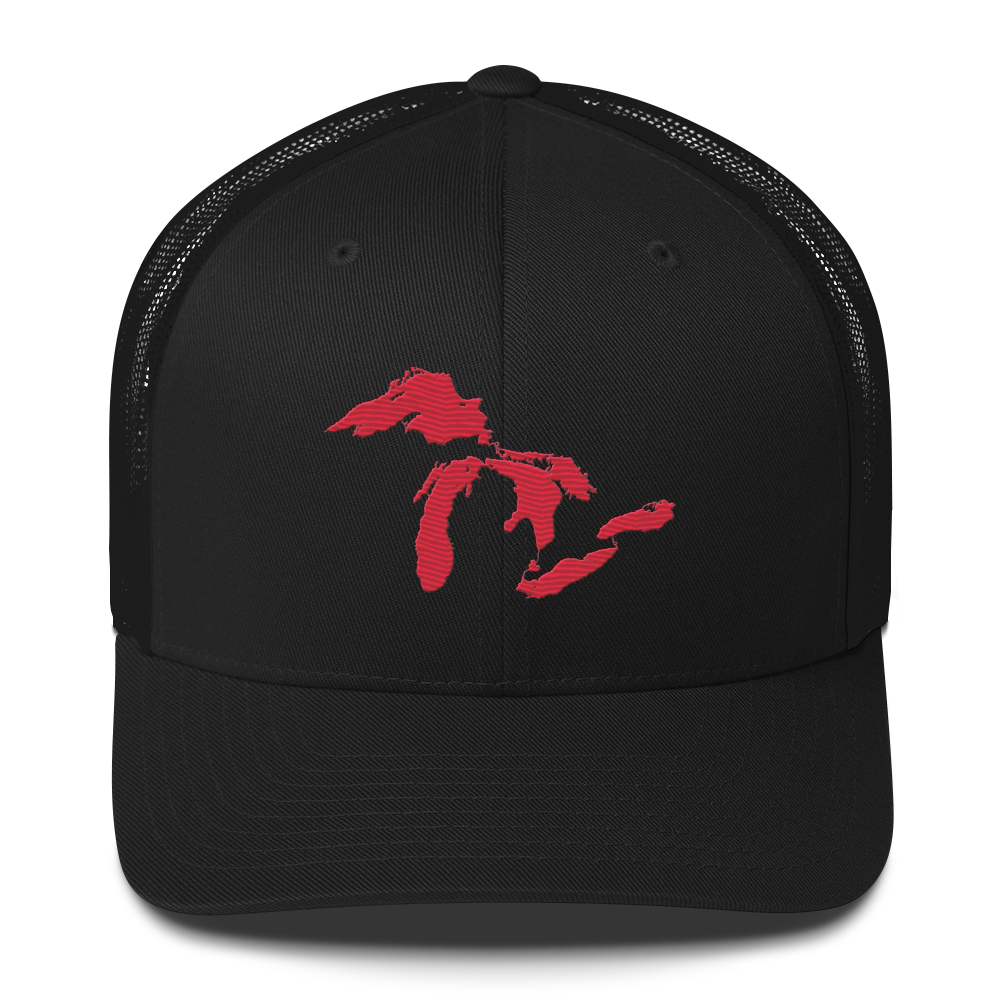 Great Lakes Trucker Hat | Lighthouse Red